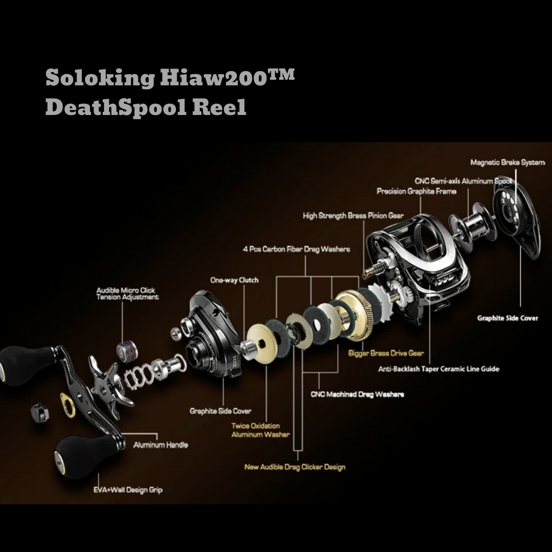 Soloking Hiaw200™ DeathSpool Reel