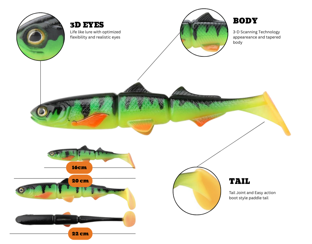 PredaFlex™ Riptail Swimbait