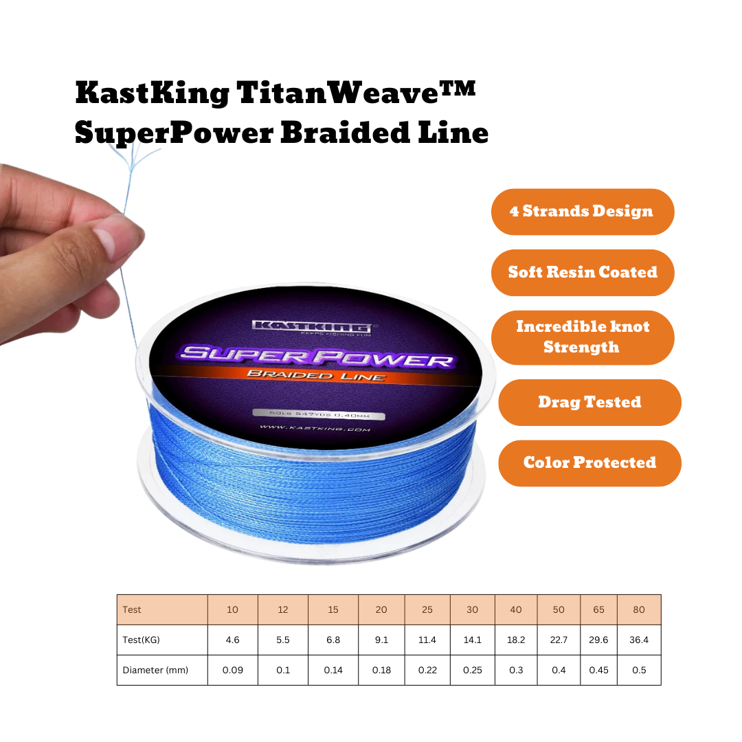 KastKing TitanWeave™ SuperPower Braided Line