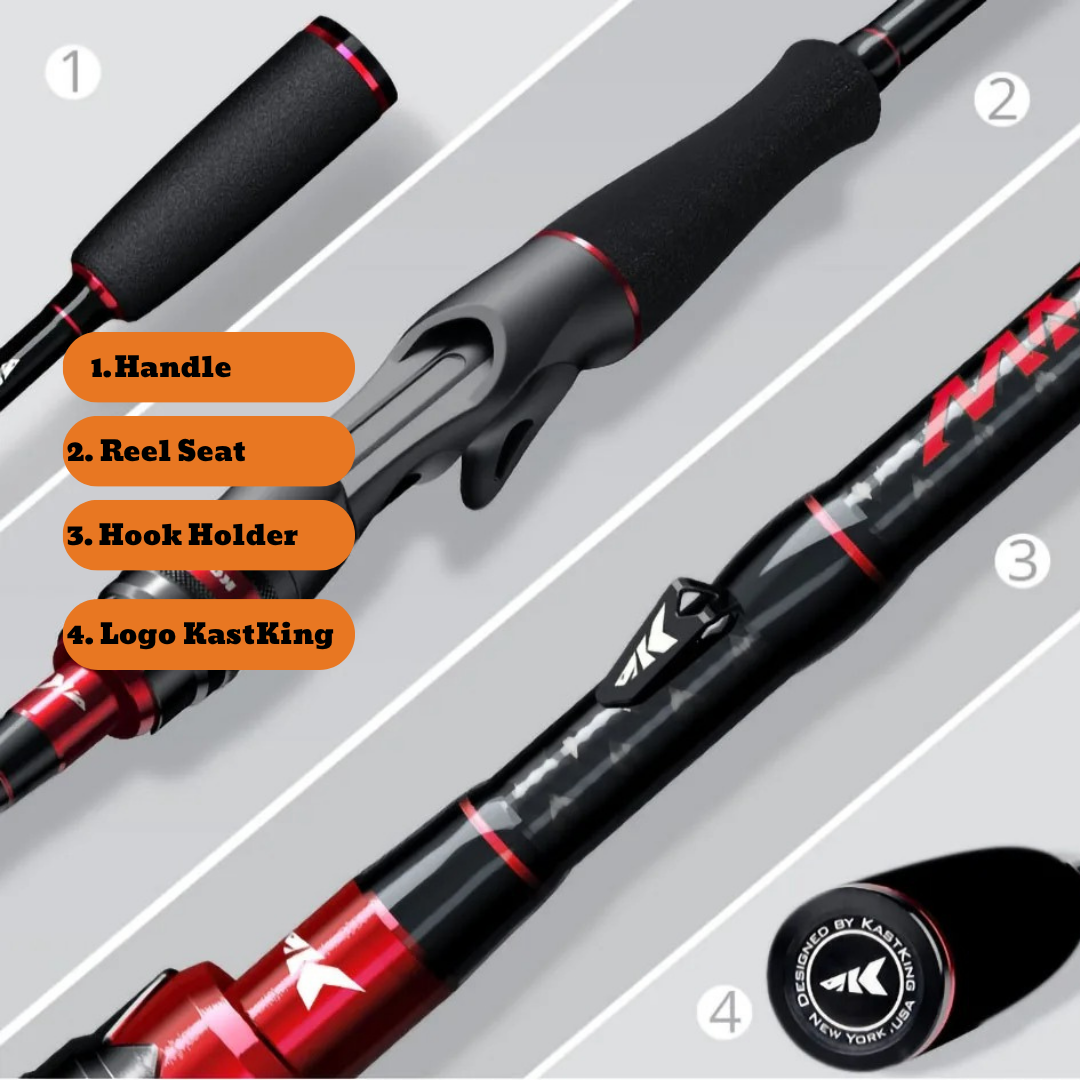 Kastking™ Max Steel Carbon Staaf