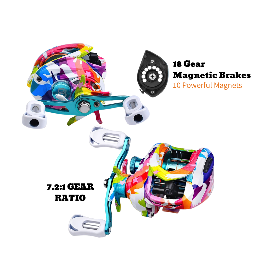 APEX ThunderSpin™ SonicDrive Baitcaster Reel