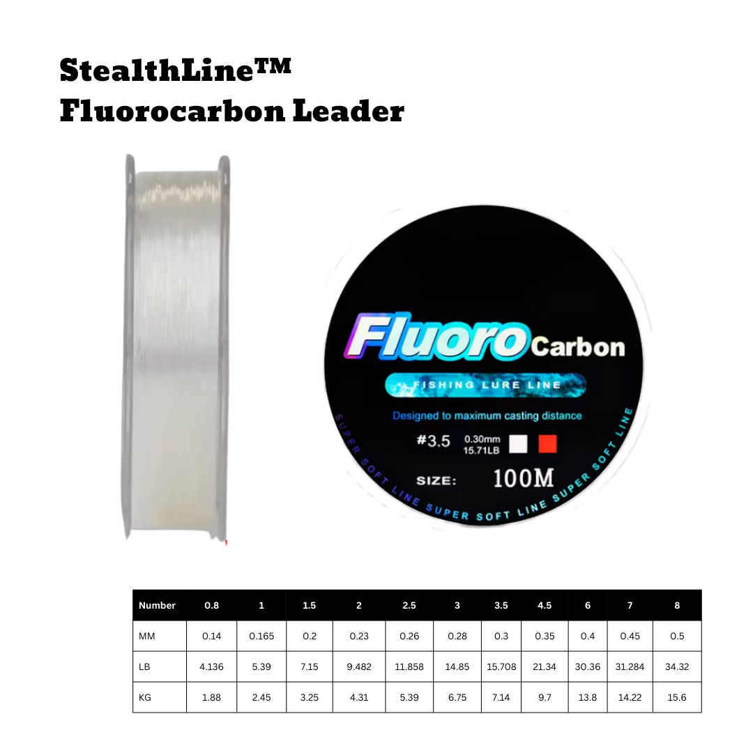 StealthLine™ Fluorocarbon Leader