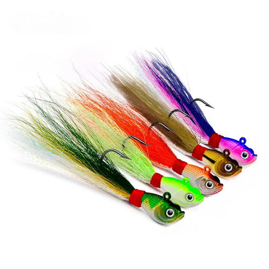 StrikeHair™ Bucktail Jig Set (5pcs)