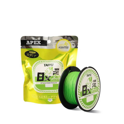 APEX TAIYU™ UltraTough 8X Braided PE Line – 100M