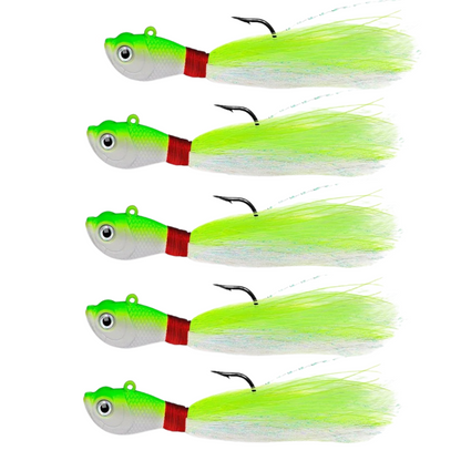 StrikeHair™ Bucktail Jig Set (5pcs)